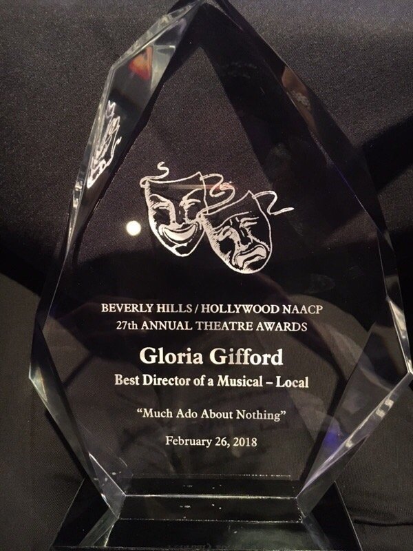 NAACP 27th Annual Theatre Awards — Best Director of a Musical — Gloria Gifford — Much Ado About Nothing — February 26, 2018